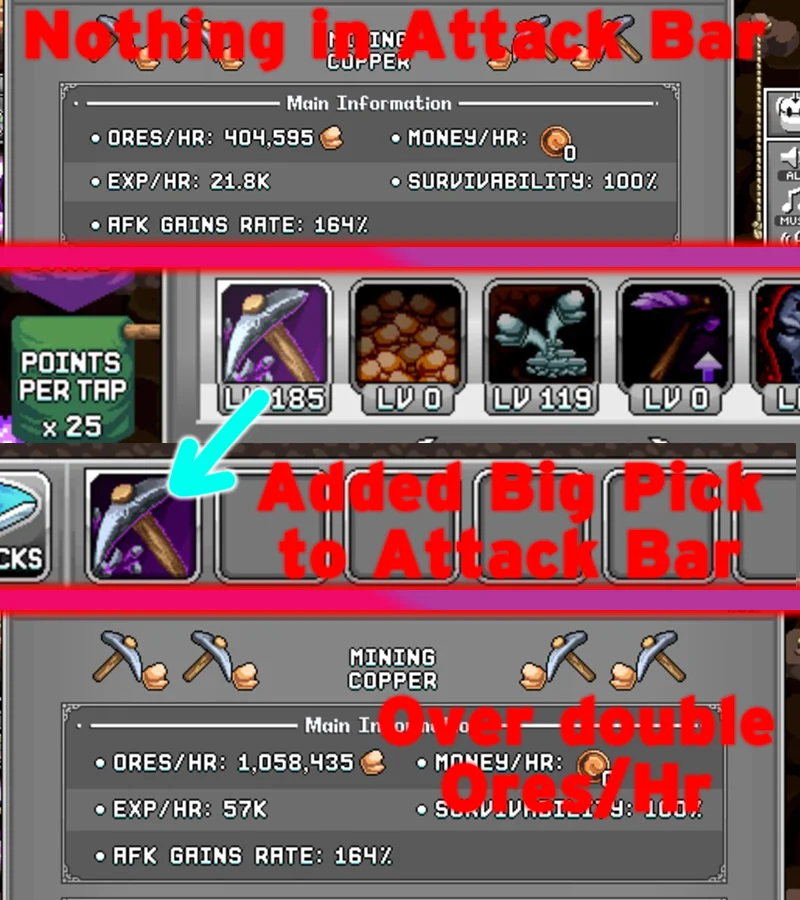 Boosted mining gains with Attack on Simmer