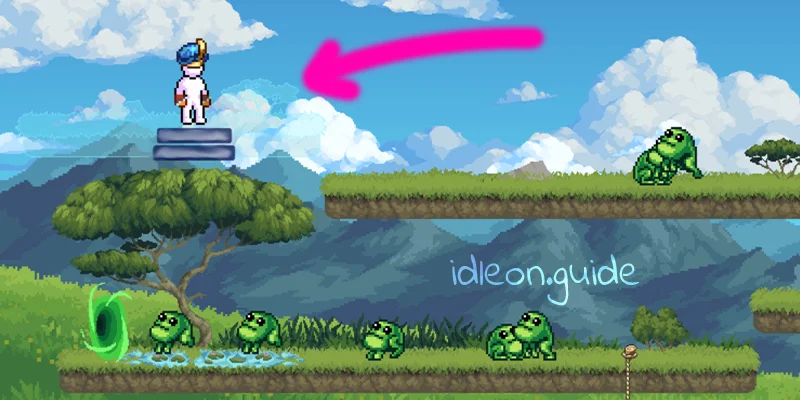 Hidden Platform - World 1 - Froggy Fields