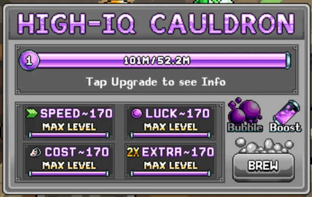 Maxed Out Purple Alchemy Cauldron