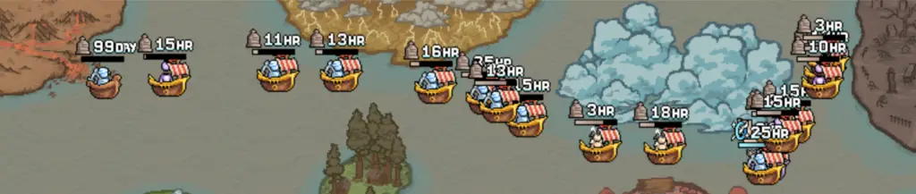 Set Boats to One Island