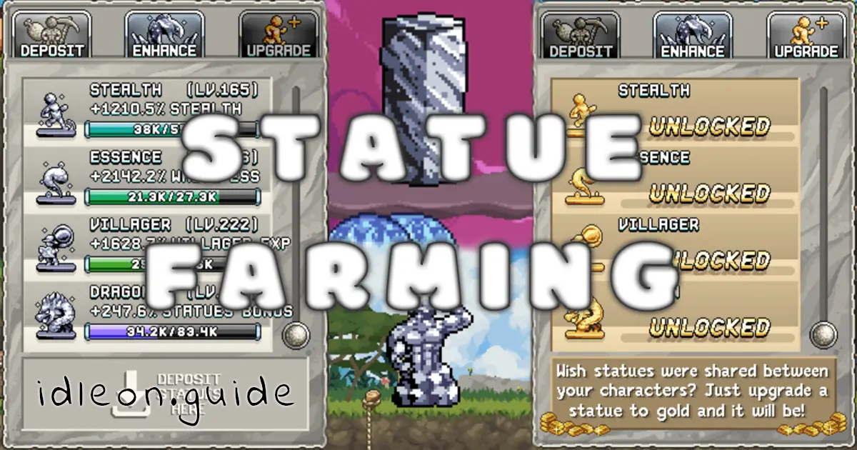 Statue Farming Featured Image