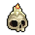 Wax Skull Icon