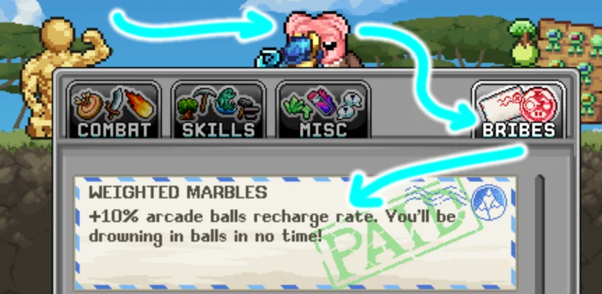 Weighted Marbles Bribe